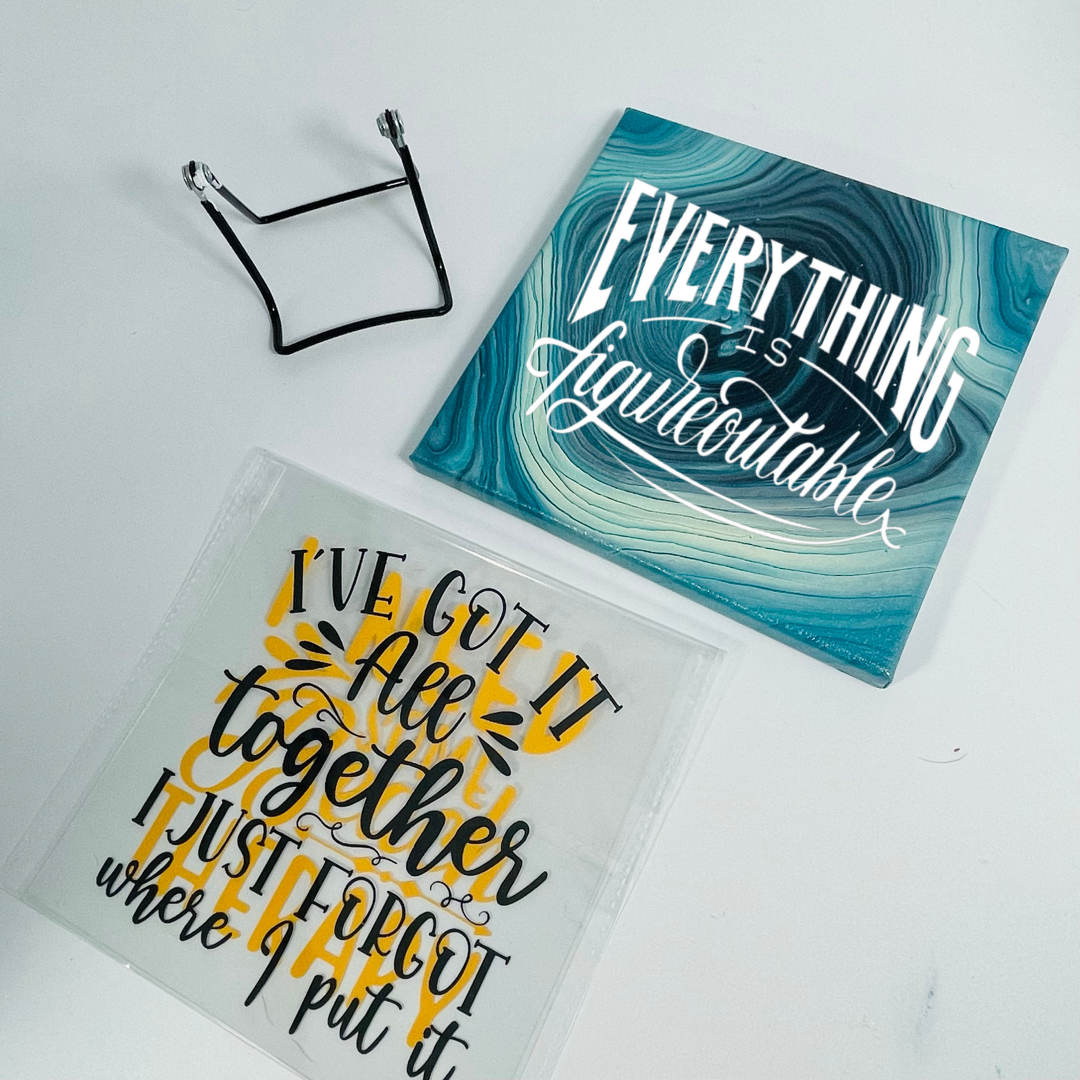 Acrylic Quotes Set 8x8 (choose 3 interchangeable quotes): Cornucopia