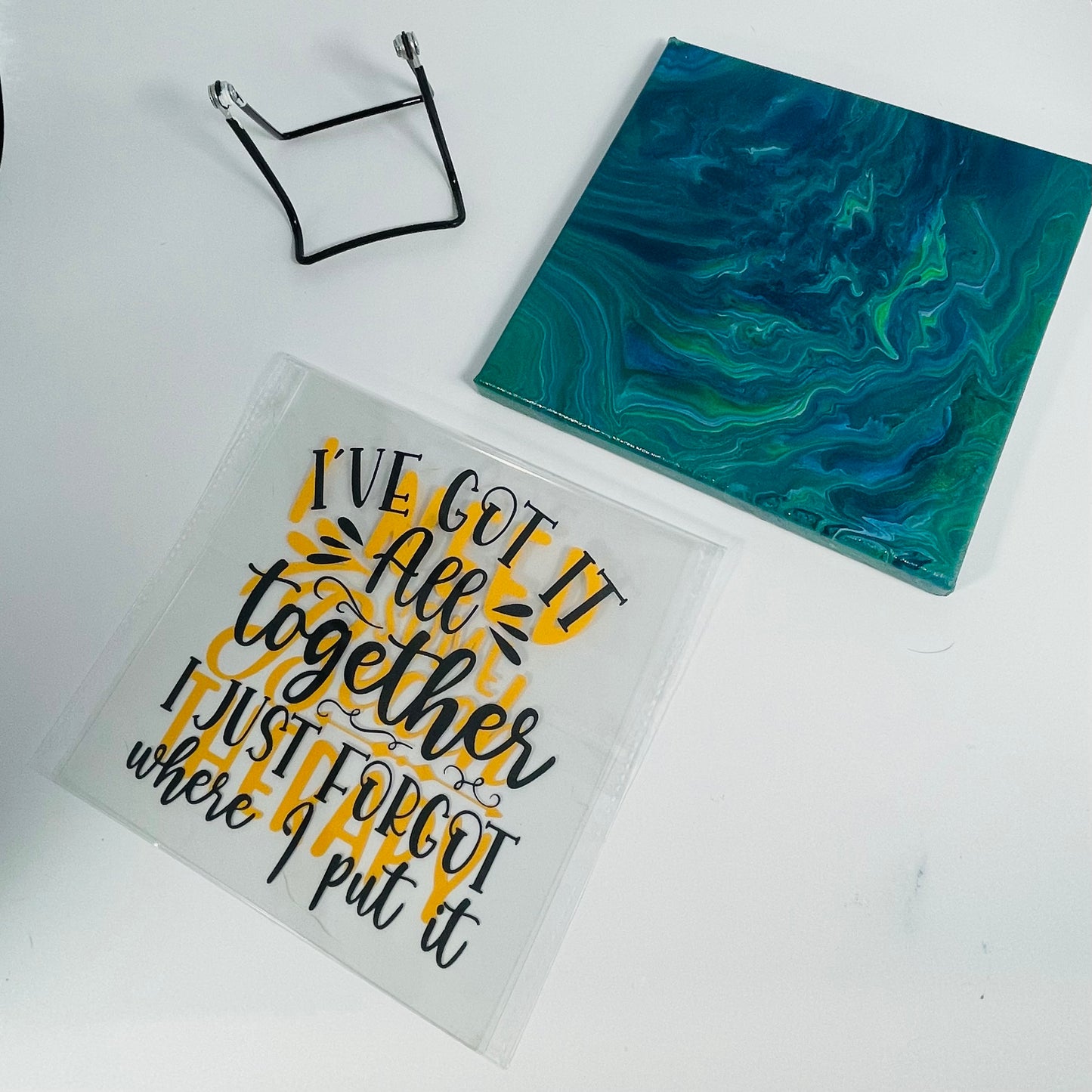 Acrylic Quotes Set 8x8 (choose 3 interchangeable quotes): Atingle