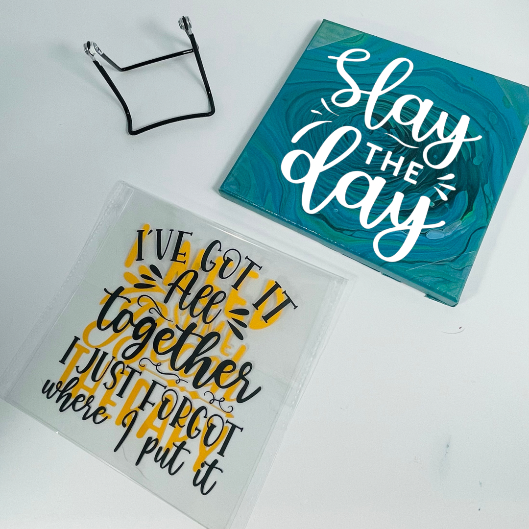 Acrylic Quotes Set 8x8 (choose 3 interchangeable quotes): Calliope