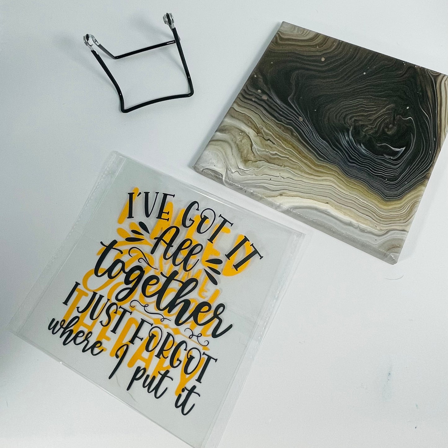 Acrylic Quotes Set 8x8 (choose 3 interchangeable quotes): Bafflegab