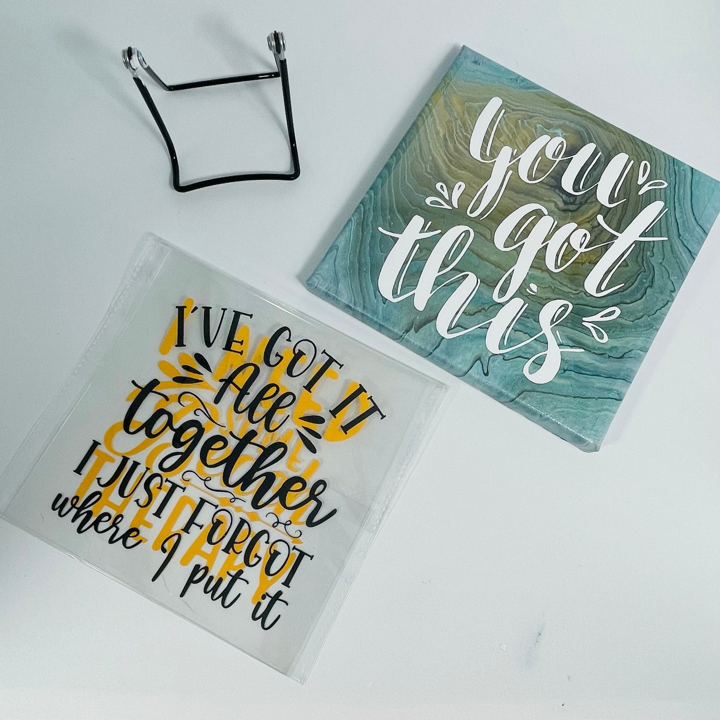 Acrylic Quotes Set 8x8 (choose 3 interchangeable quotes): Anise