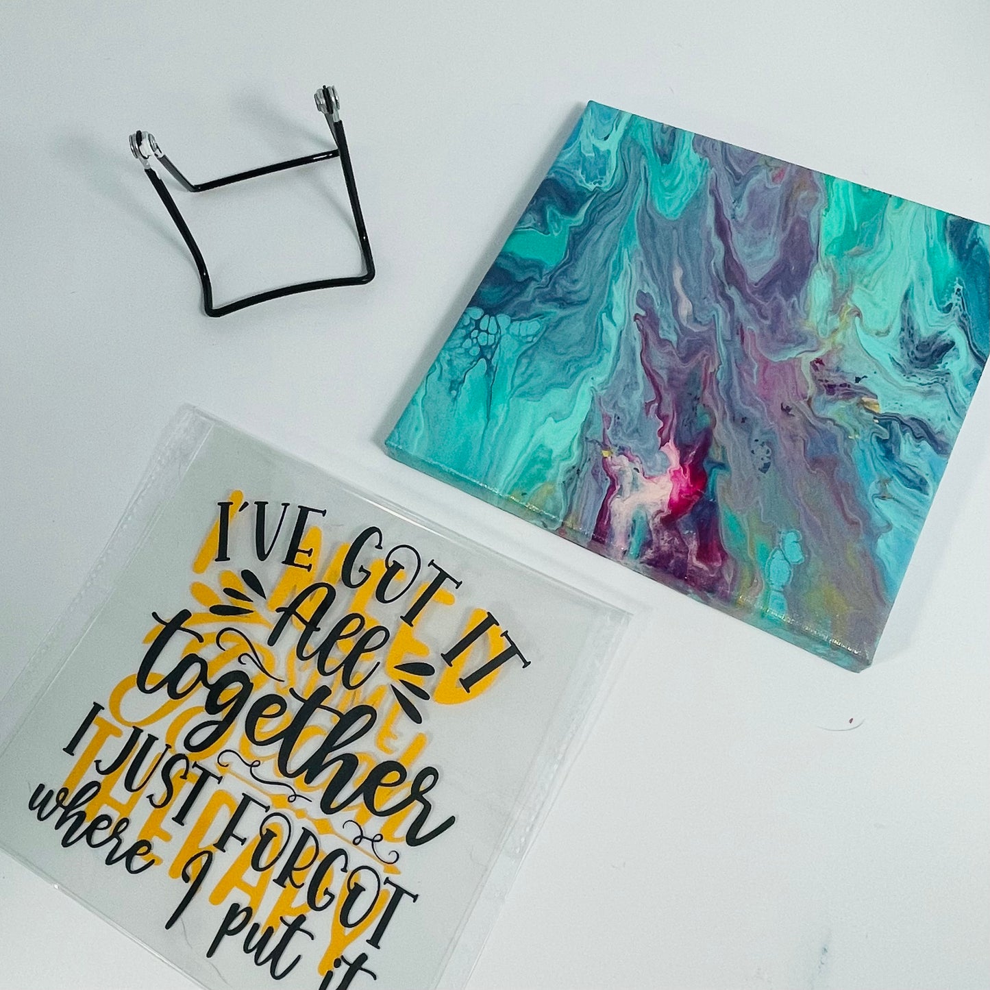 Acrylic Quotes Set 8x8 (choose 3 interchangeable quotes): Abaft