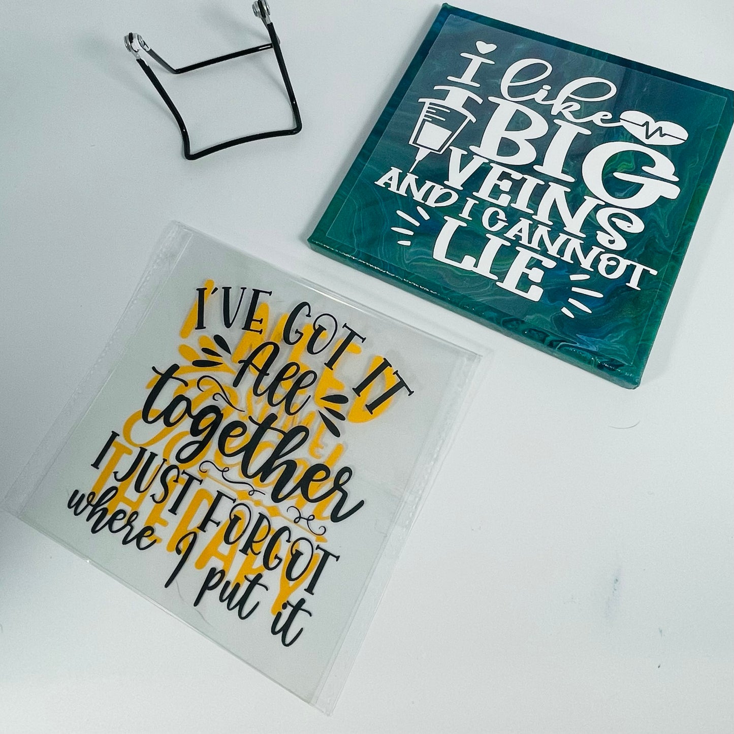 Acrylic Quotes Set 8x8 (choose 3 interchangeable quotes): Atingle