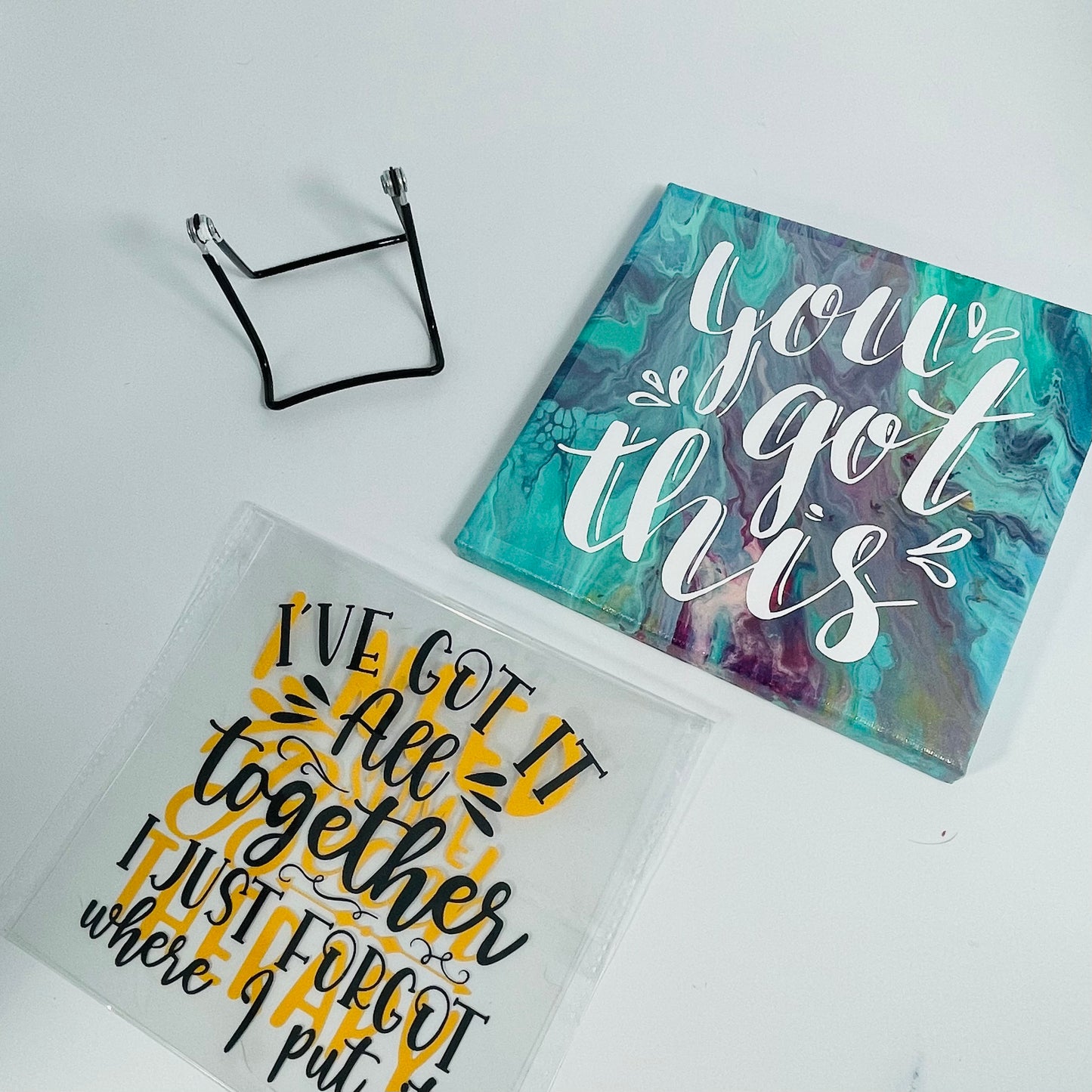 Acrylic Quotes Set 8x8 (choose 3 interchangeable quotes): Abaft