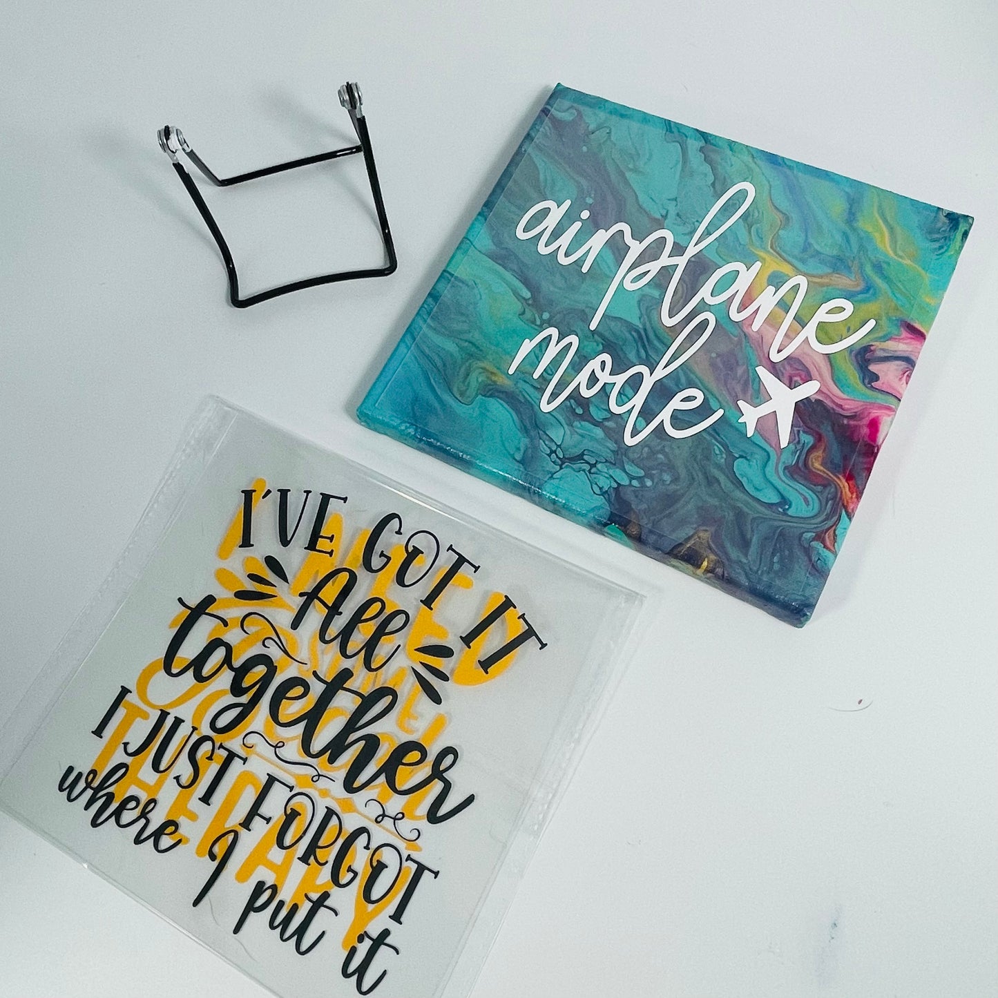 Acrylic Quotes Set 8x8 (choose 3 interchangeable quotes): Cattywampus